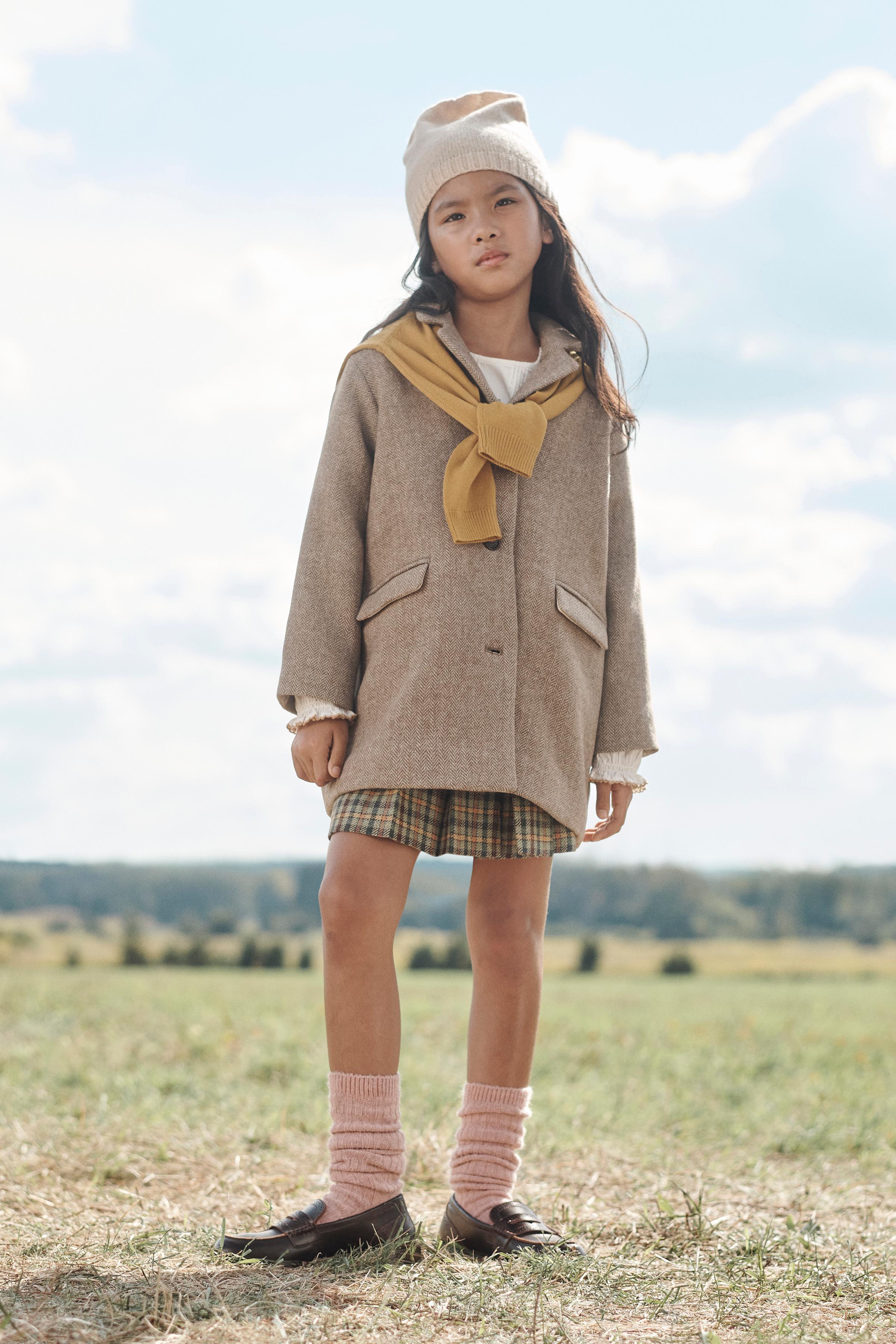 HERRINGBONE WOOL BLEND COAT LIMITED EDITION